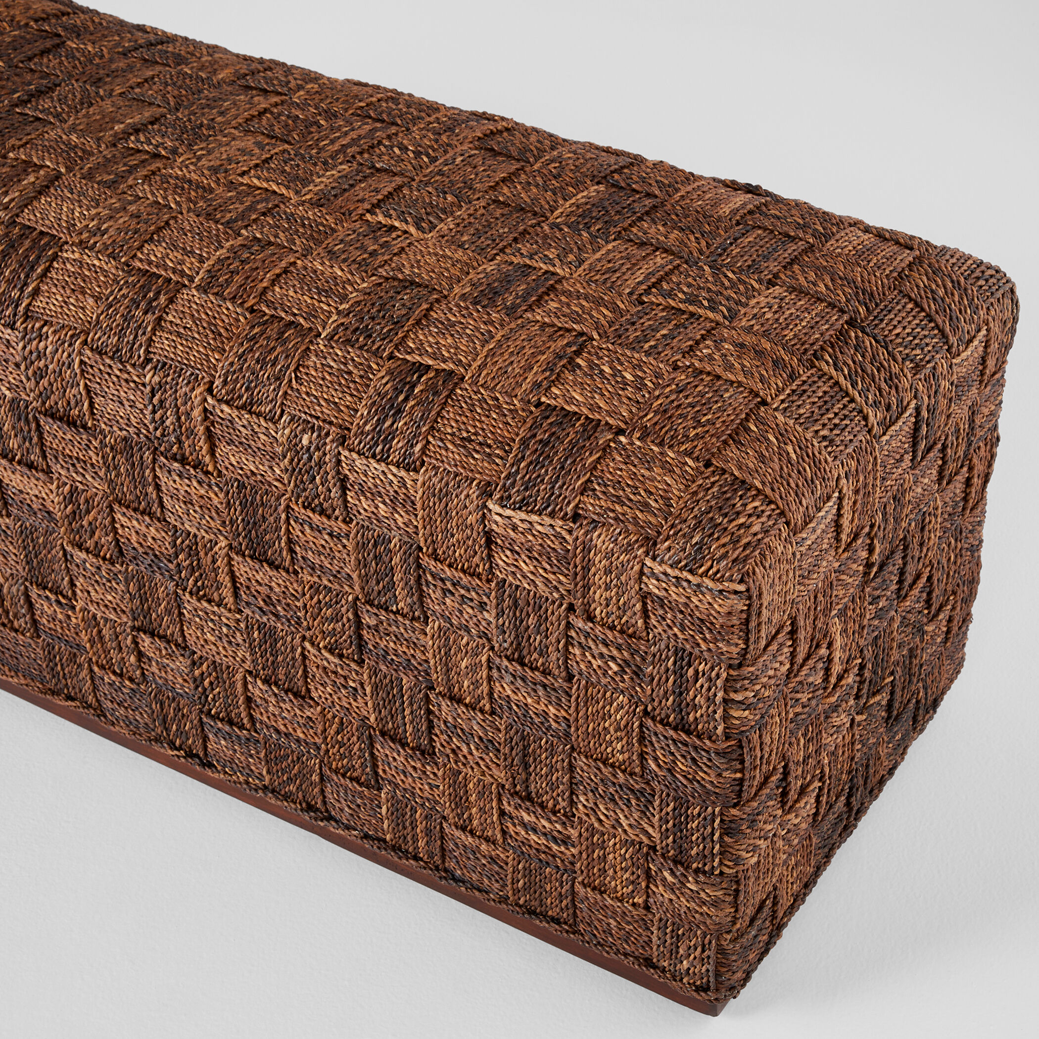 Milos 19 inch Brown Ottoman