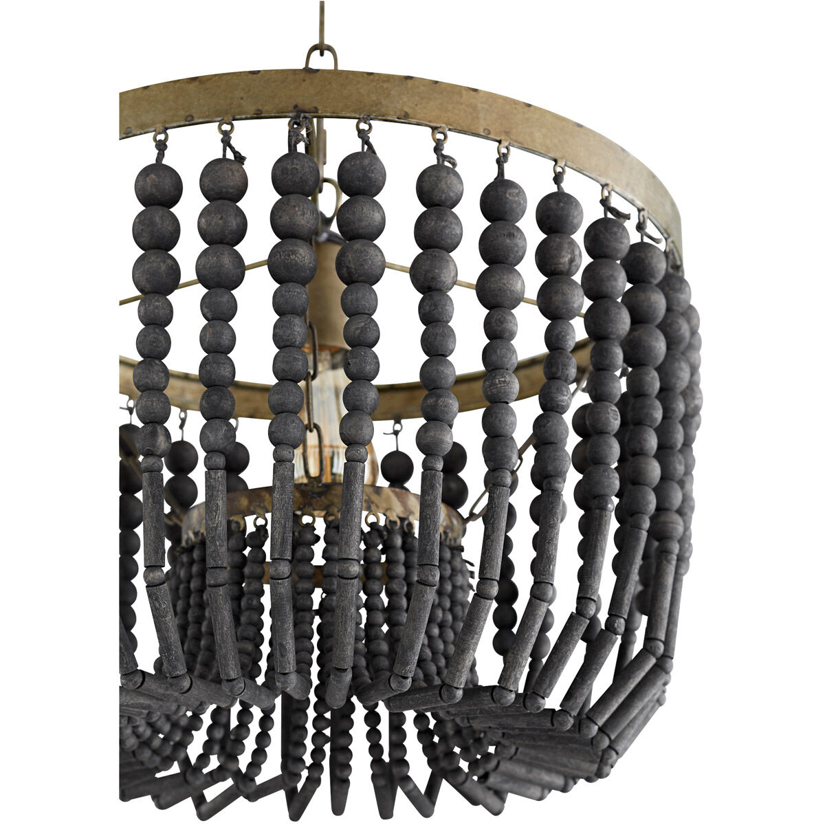 Estrella 1 Light 16 inch Tinted Raw Iron Pendant Ceiling Light