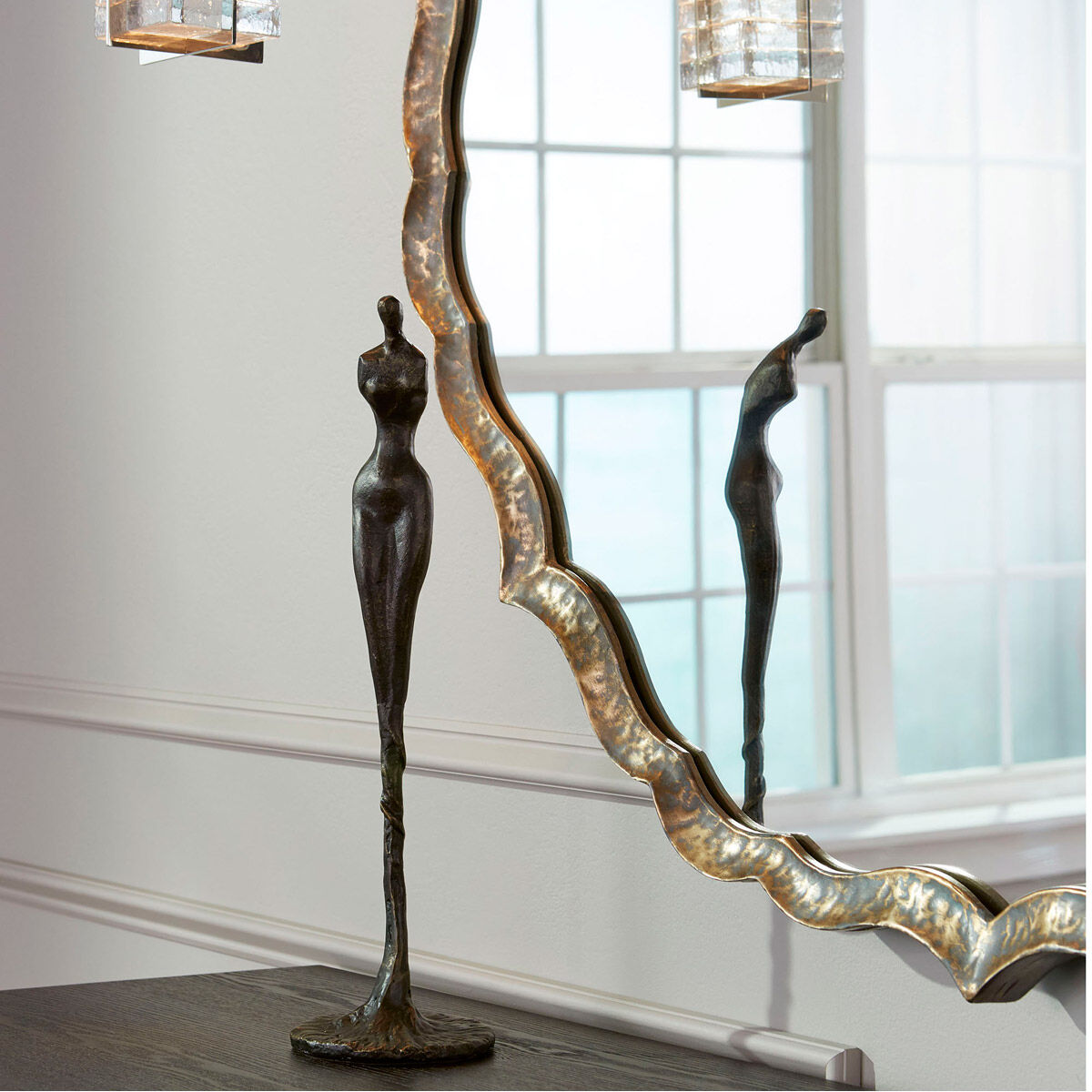 Radiance Rustic Patina Wall Mirror