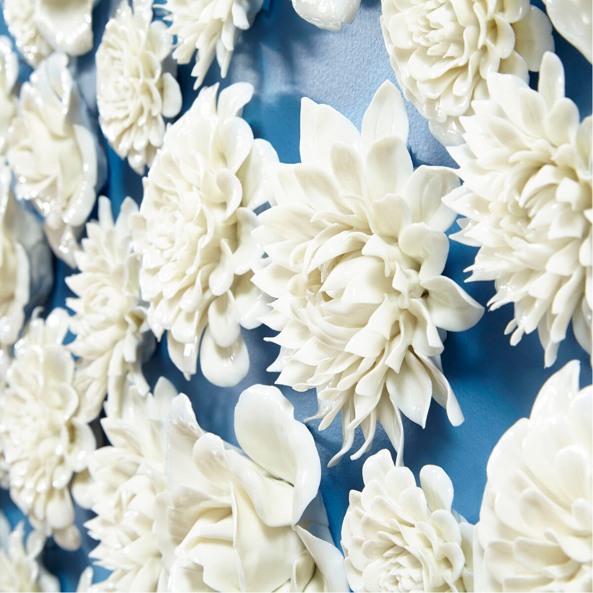 Blossoming Spring Off White Glaze Wall Décor, Large