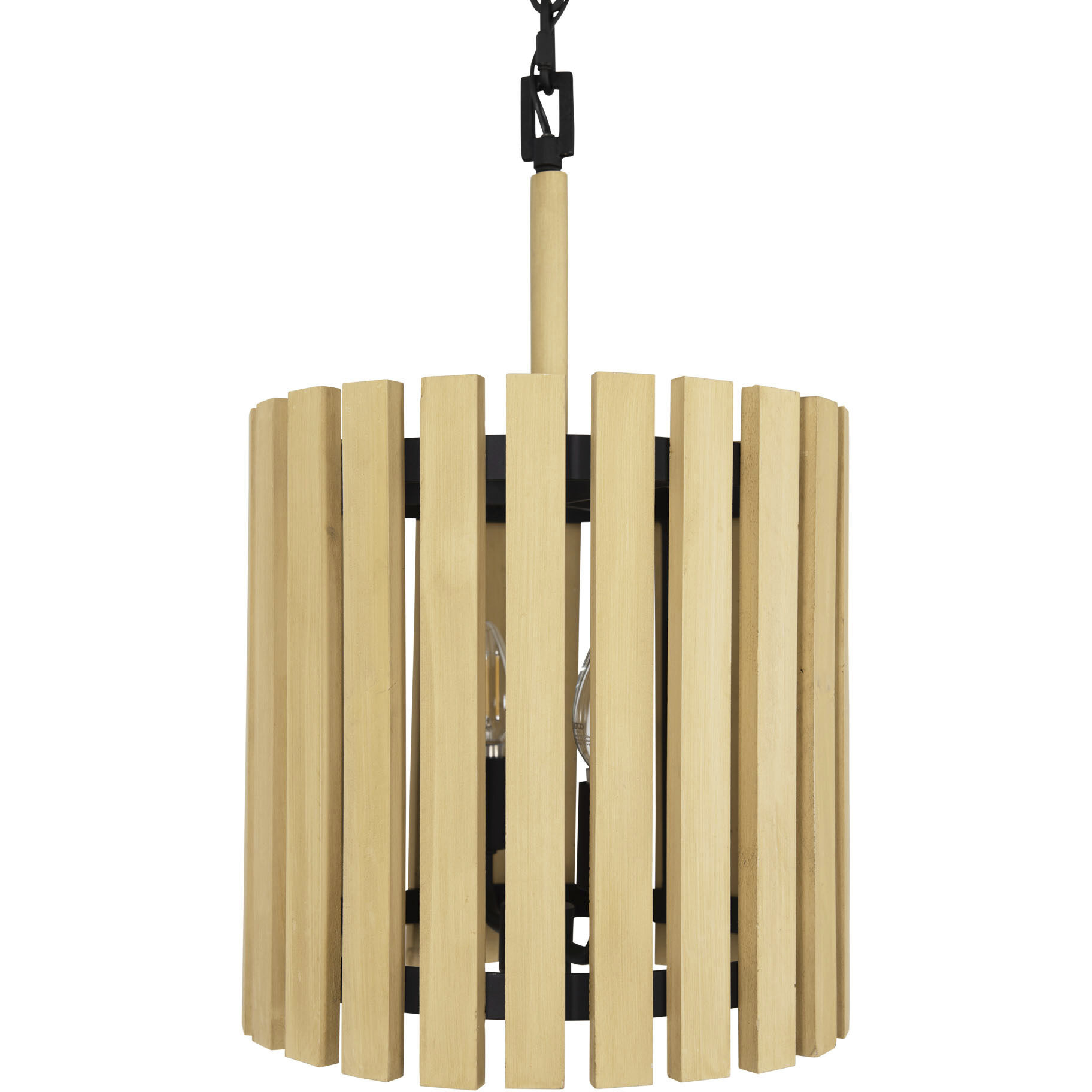 Suratto 2 Light 12 inch Matte Black and Honey Blonde Pendant Ceiling Light in Matte Black/Honey Blonde