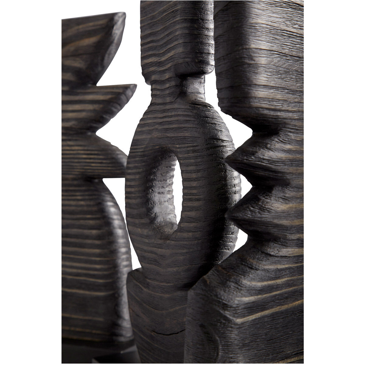 Dark 17 X 9 inch Sculpture, Square