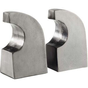 Apostrophe 6 X 6 inch Bronze Bookends, Set of 2