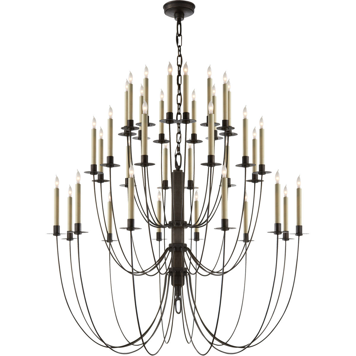 Thomas O'Brien Erika 36 Light 39.50 inch Chandelier