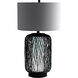 Nexus 29 inch 100.00 watt Pewter Table Lamp Portable Light