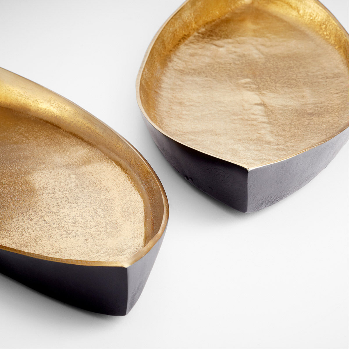 Alumbrar Matt Black And Gold Tray