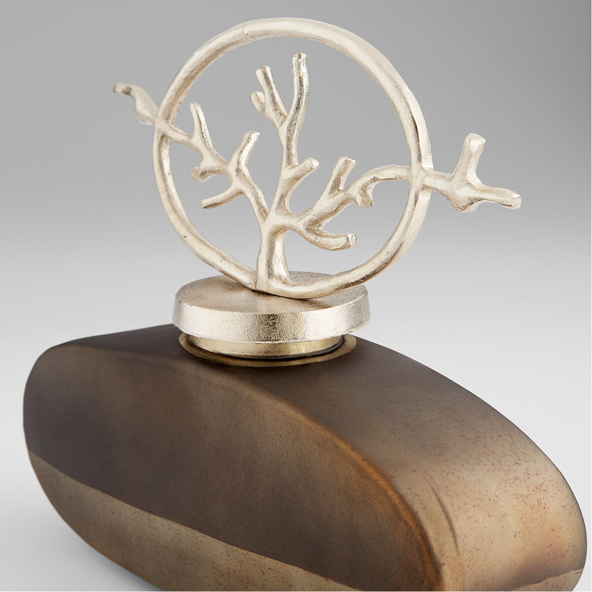 Round Viewleaf 12 X 11 inch Sculpture, Round