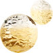 Ripple Silver and Gold Wall Decor, Small