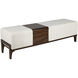 Noah 18 inch Medium Brown Ottoman