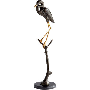 Midnight Avian 31 X 9 inch Sculpture