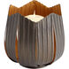 Variegated Flam 8.5 X 7.25 inch Candle Holder, Medium