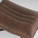 Eduarda 16.5 inch Black and Taupe Ottoman