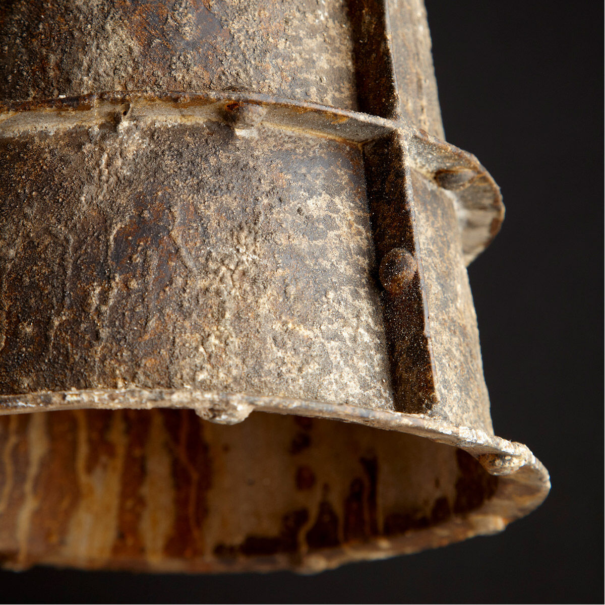 Rusto 1 Light 10 inch Rustic Pendant Ceiling Light, Large