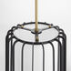 Tuxedo 1 Light 10.5 inch Black Pendant Ceiling Light, Small