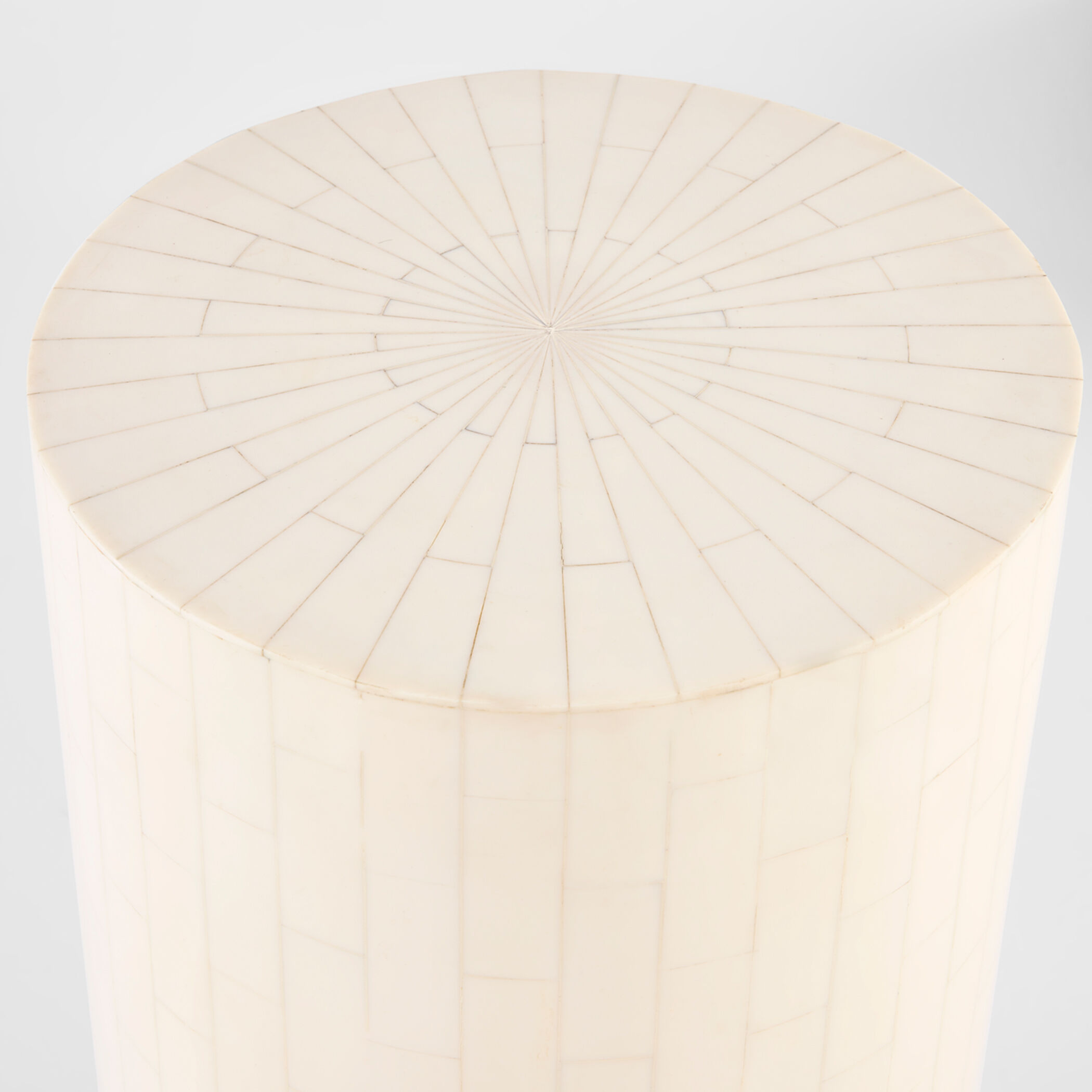 Monoco 25 X 12 inch Faux Bone Side Table