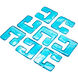 Ella Blue Glass Links, For 04981