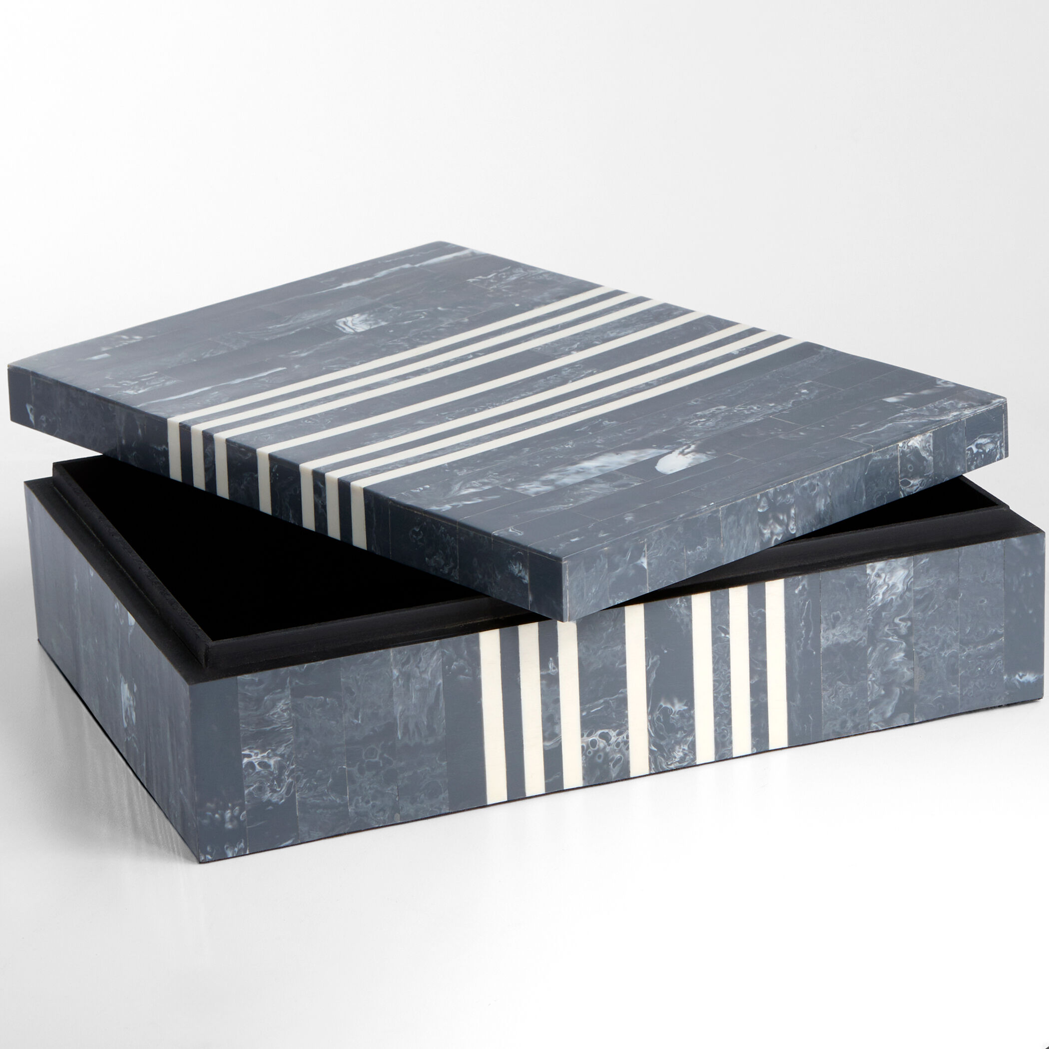 Lapis 13.25 X 9.5 inch Blue and White Box, Large