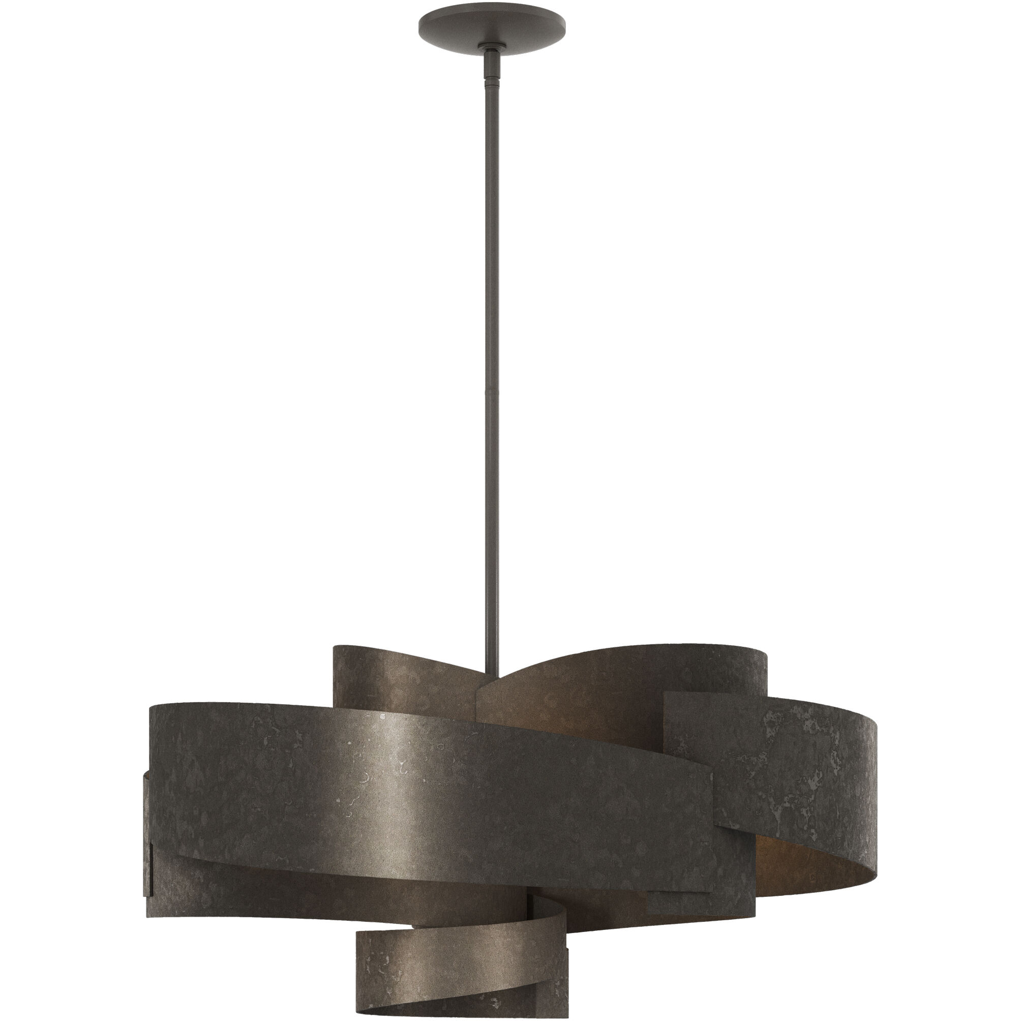 Zen 6 Light 34.1 inch Dark Smoke Pendant Ceiling Light