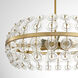 Selena 4 Light 10 inch Aged Brass Pendant Ceiling Light