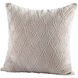 Ella 18 X 18 inch Tan Pillow Cover