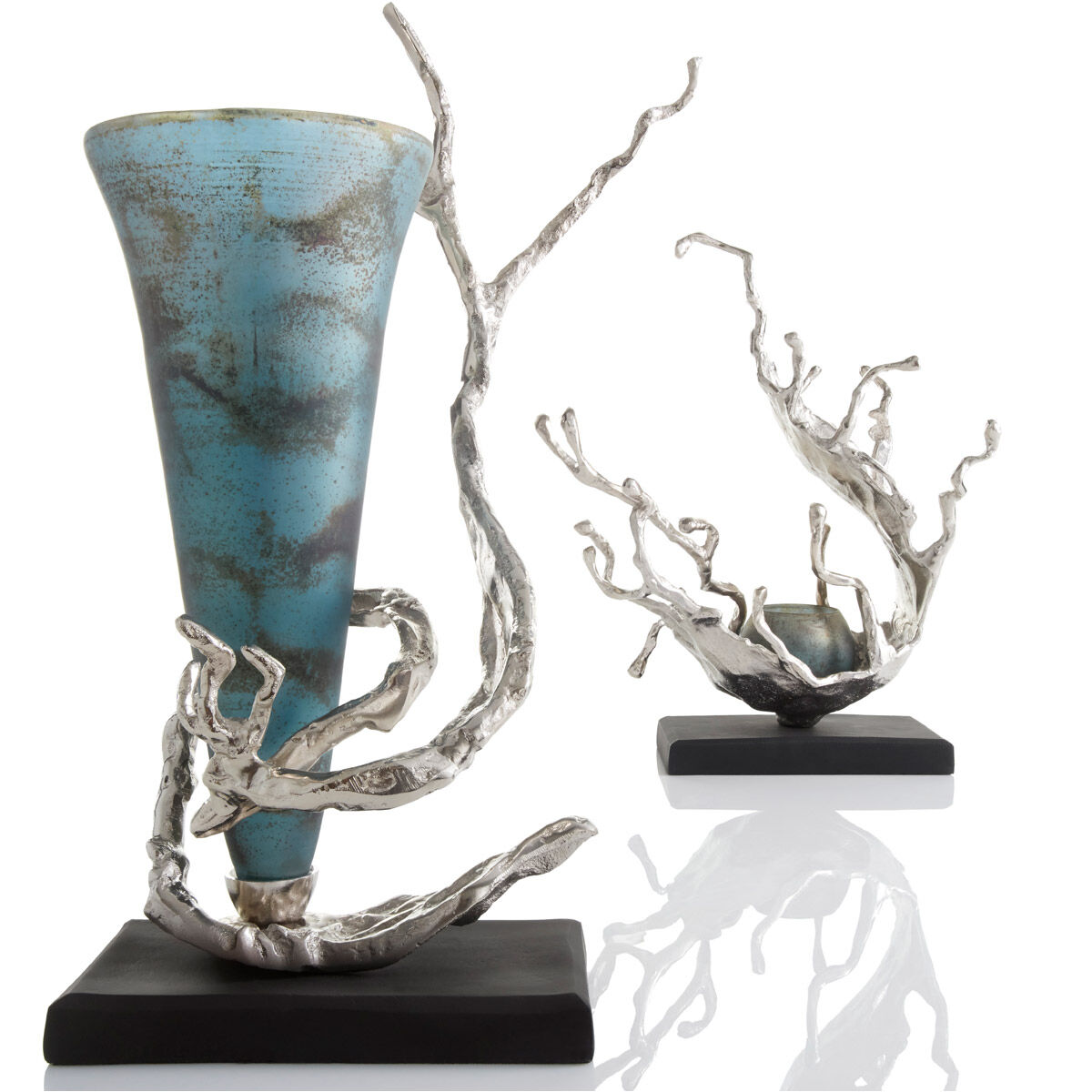 Aqueous 19 X 17 inch Candleholder