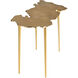 Atlas 42 X 18 inch Aged Gold Coffee Table