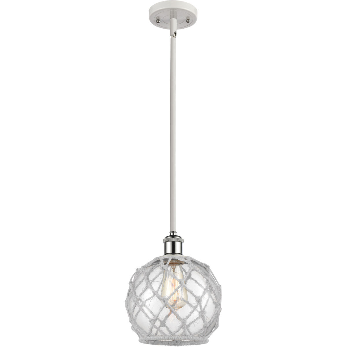 Ballston Farmhouse Rope 1 Light 8.00 inch Pendant