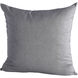 Ella 22 X 22 inch Grey Pillow Cover
