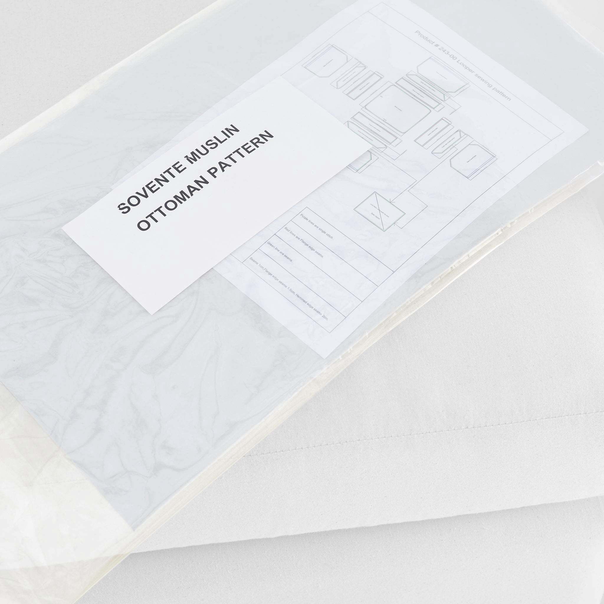 Sovente 18.5 inch Cream Ottoman