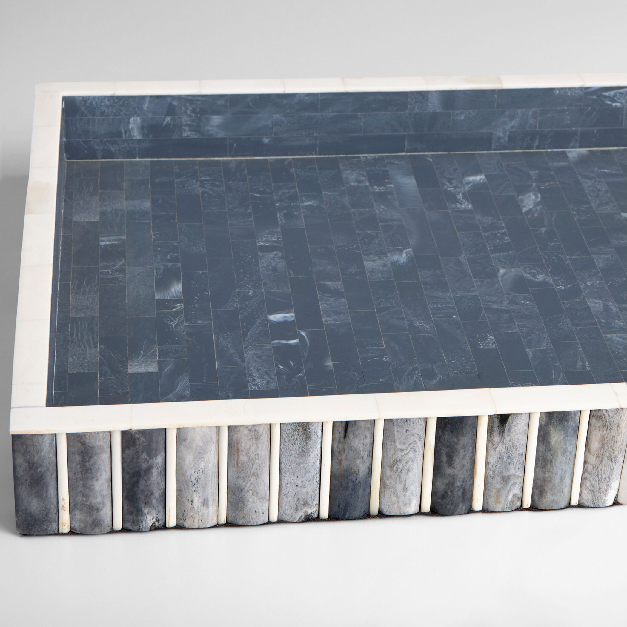 Lapis Blue and White Tray, Large