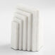 Epilogue 7 X 3 inch White Bookends