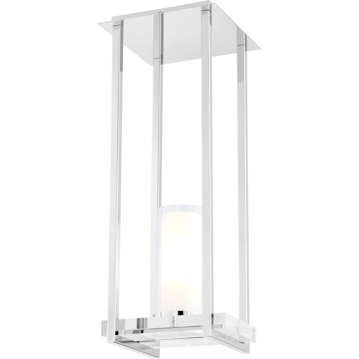 Orion 1 Light 11.5 inch Polished Nickel Pendant Ceiling Light