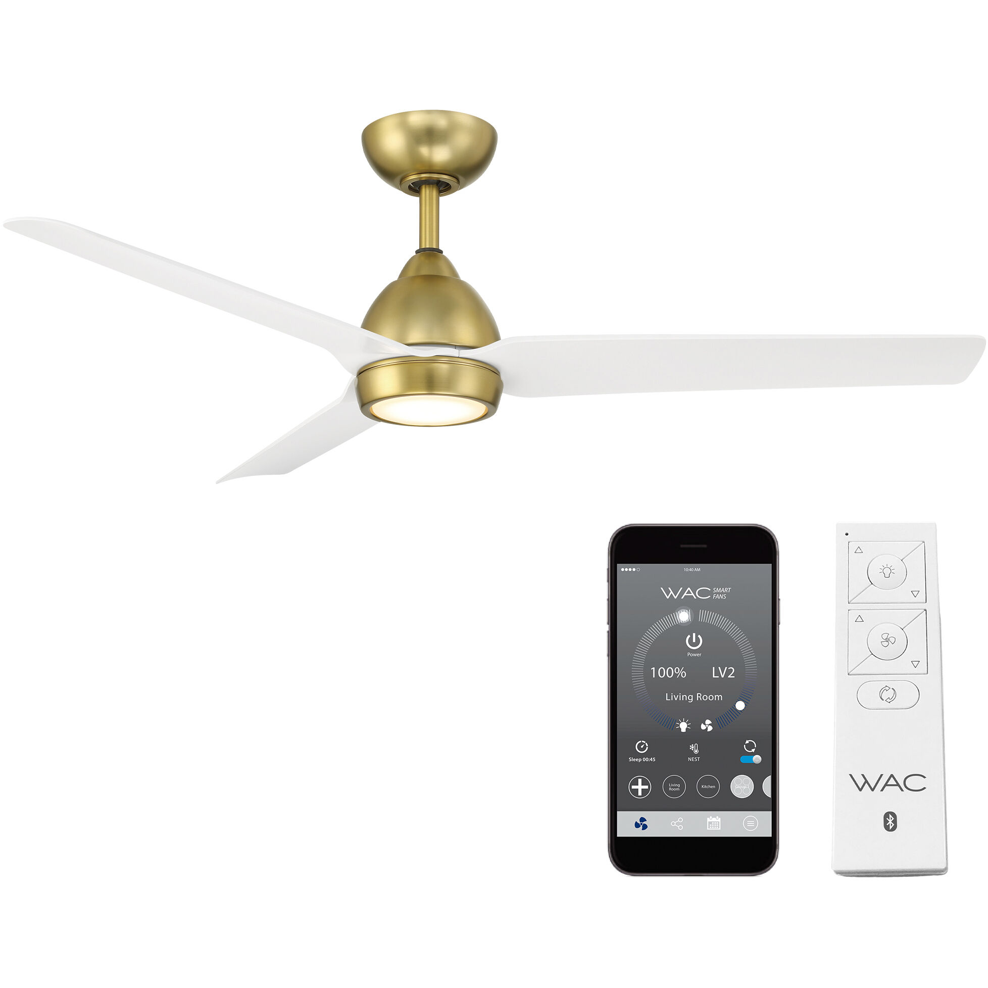 Mocha 54.00 inch Indoor Ceiling Fan