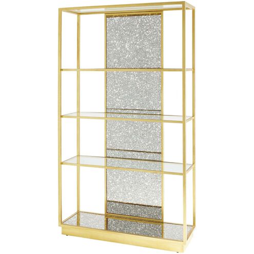 Etagere 83.5 X 48 X 16 inch Antique Gold Etagere