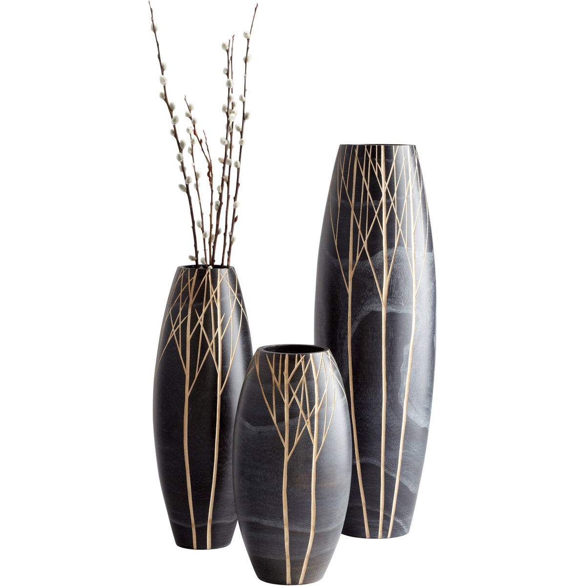 Onyx Winter 18 X 7 inch Vase, Medium