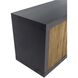 Belluno 78.75 X 23.75 inch Medium Brown and Black Credenza
