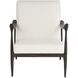 Oscar Dark Brown and Cream Arm Chair