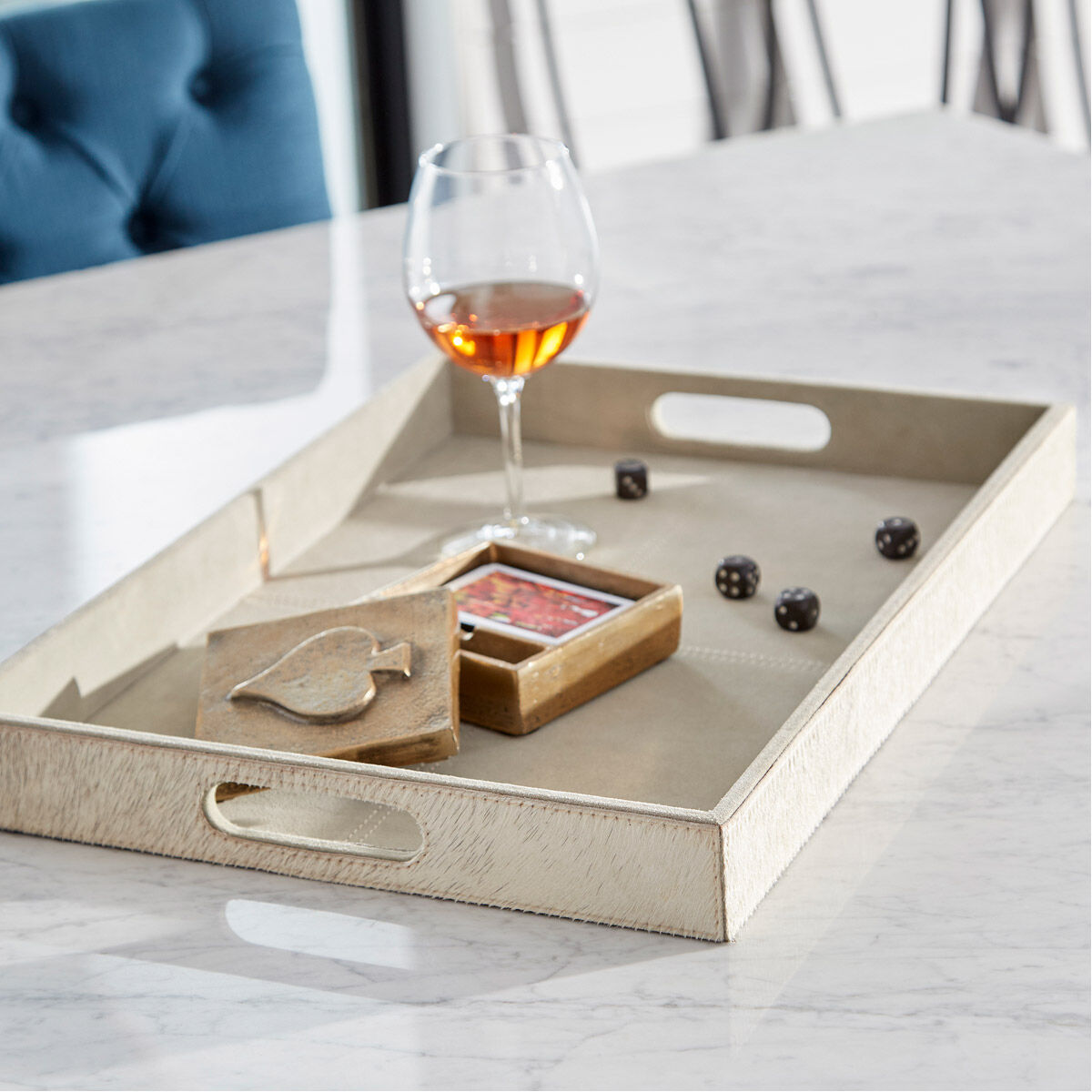 Brixton Grey Tray, Small