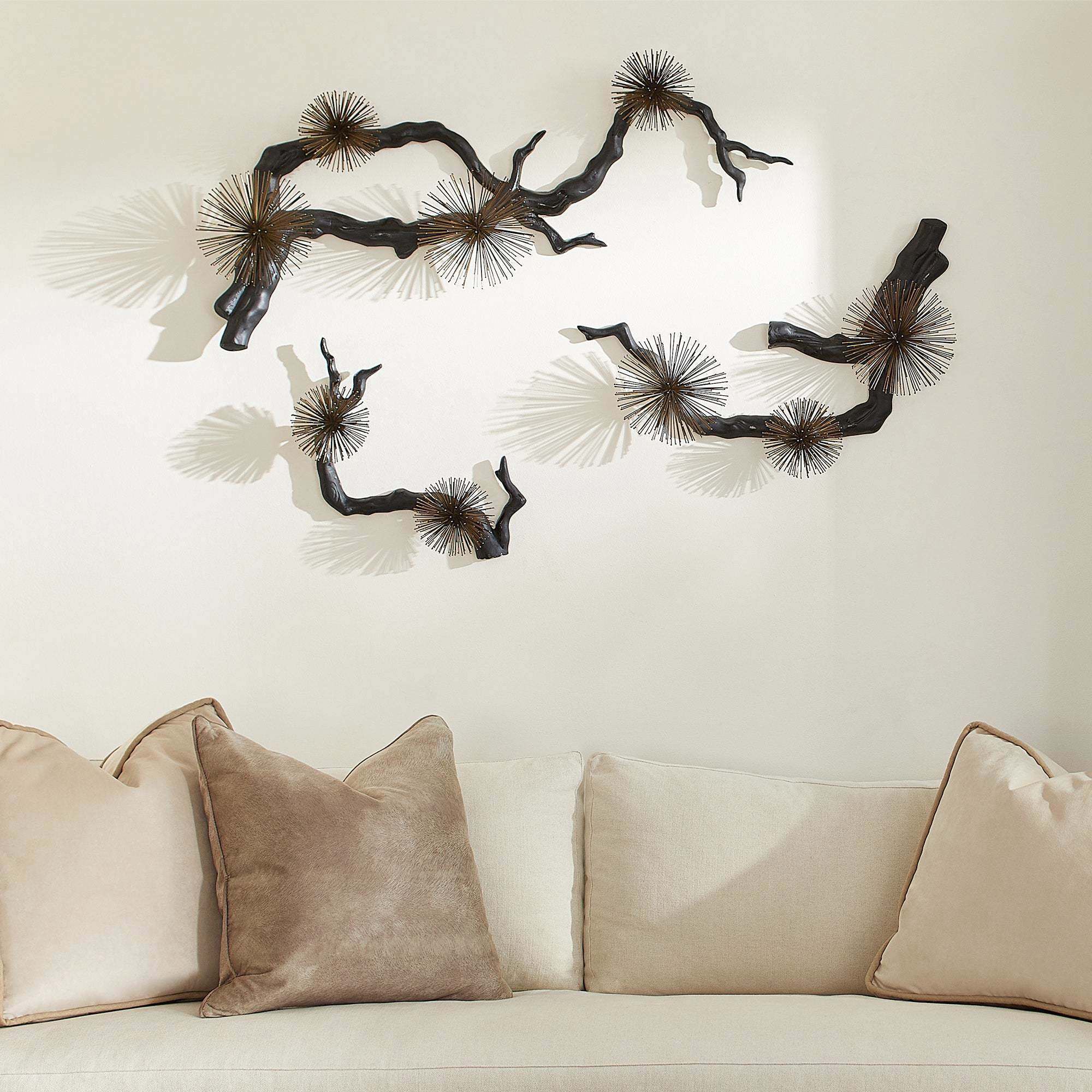 Ichiyo Black and Gold Accents Wall Decor, Medium