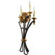 San Giorgio 3 Light 12 inch Oiled Bronze Wall Bracket Wall Light