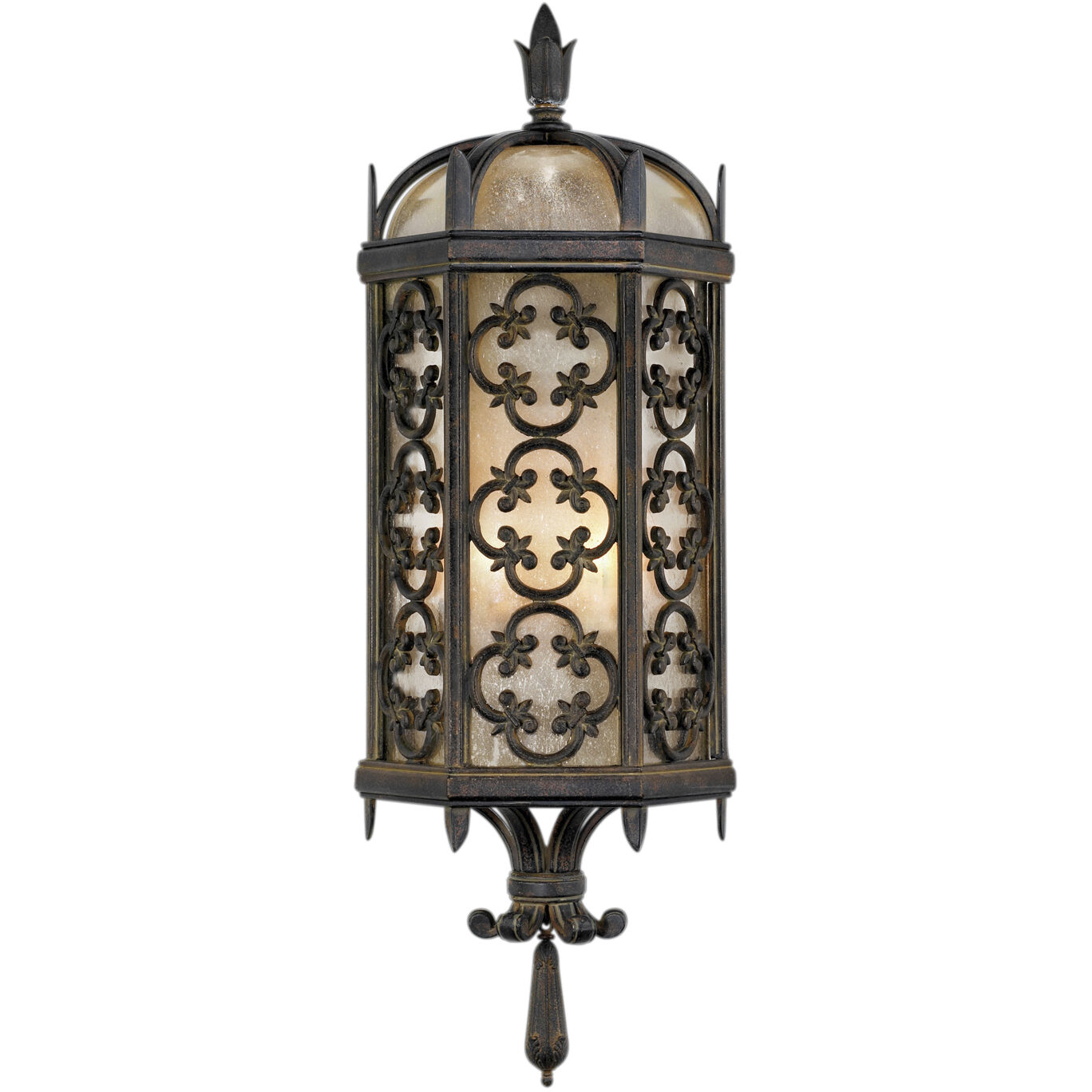 Costa del Sol 2 Light 24 inch Black Outdoor Sconce