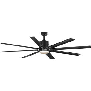Jackson 72 inch Black Ceiling Fan, Progress LED
