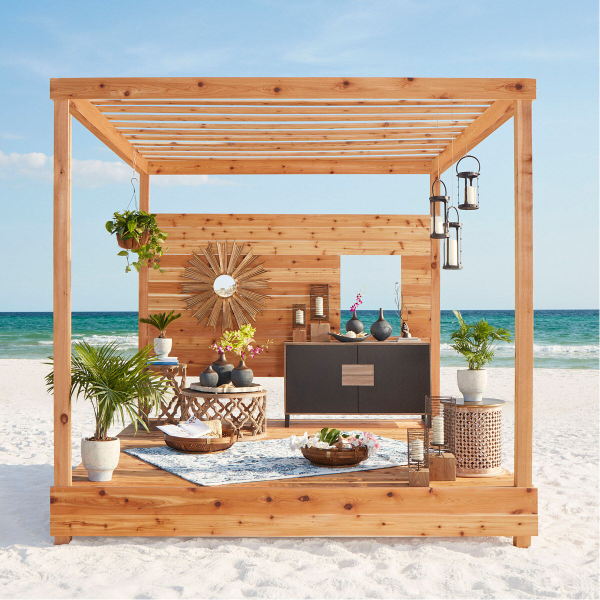 Horus Charcoal Grey And Bronze Tray, Large