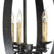 Juliana 3 Light 18.75 inch Hammered Bronze Pendant Ceiling Light
