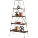 Fortress 72 X 38 inch Raw Iron And Grey Etagere