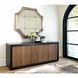 Belluno 78.75 X 23.75 inch Medium Brown and Black Credenza