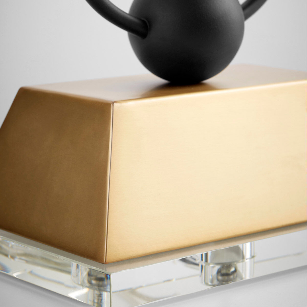 Euri 32 inch 15.00 watt Black and Gold Table Lamp Portable Light