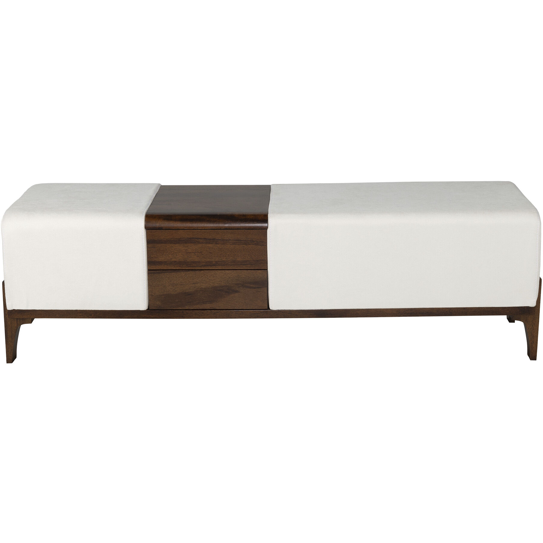Noah 18 inch Medium Brown Ottoman