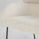 Julian Onyx and Off-White Dining Chair