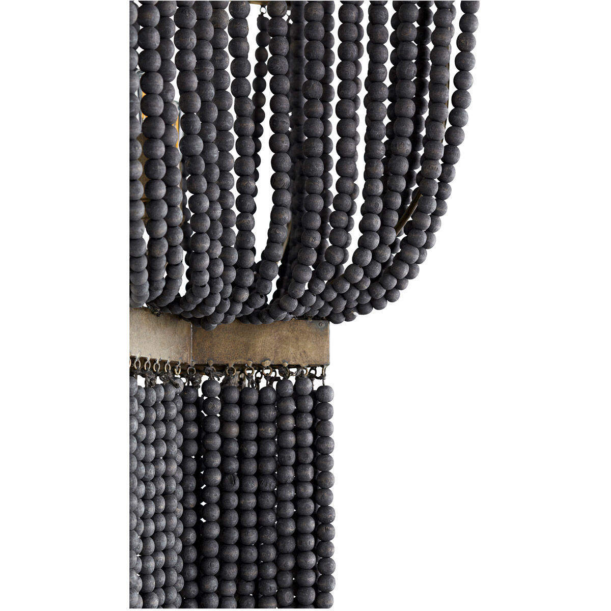 Estrella 3 Light 25 inch Tinted Raw Iron Pendant Ceiling Light, Small